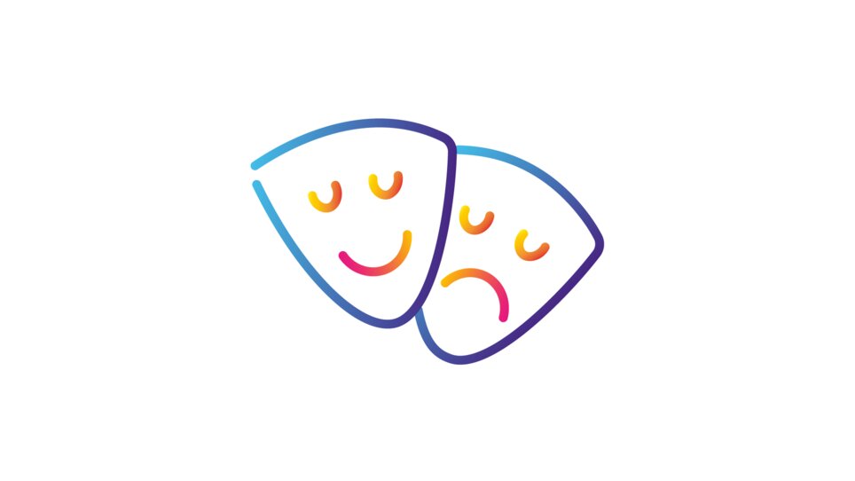 Theatre masks icon