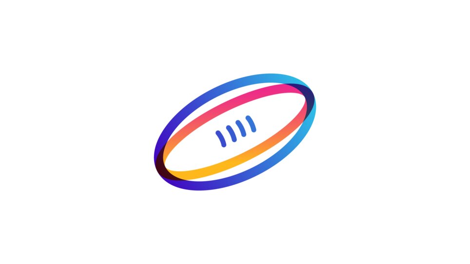 Rugby ball icon